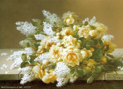 油畫花卉