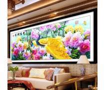 花開富貴孔雀牡丹圖產品信息