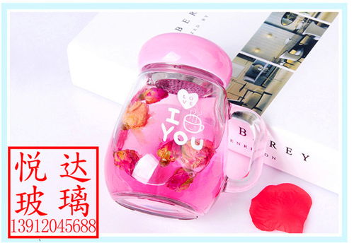 花茶杯定制泡茶玻璃杯圖片